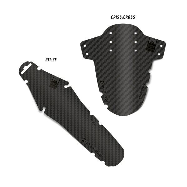 Mudguard Set Gravel criss:cross & rit:ze - Design carbon :-)